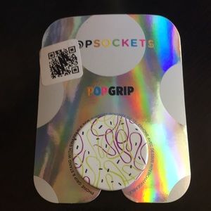 PopSocket Phone Grip Purple and Green Confetti